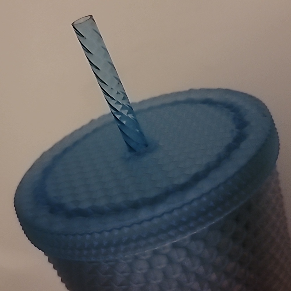 Starbucks Periwinkle 2024 Gradient Bling Winter Ombré Studded Soft Touch - Picture 8 of 8